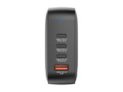VERBATIM MINI GAN CHARGER 165W 4 PORT US/EU/UK ADP WCF (P)