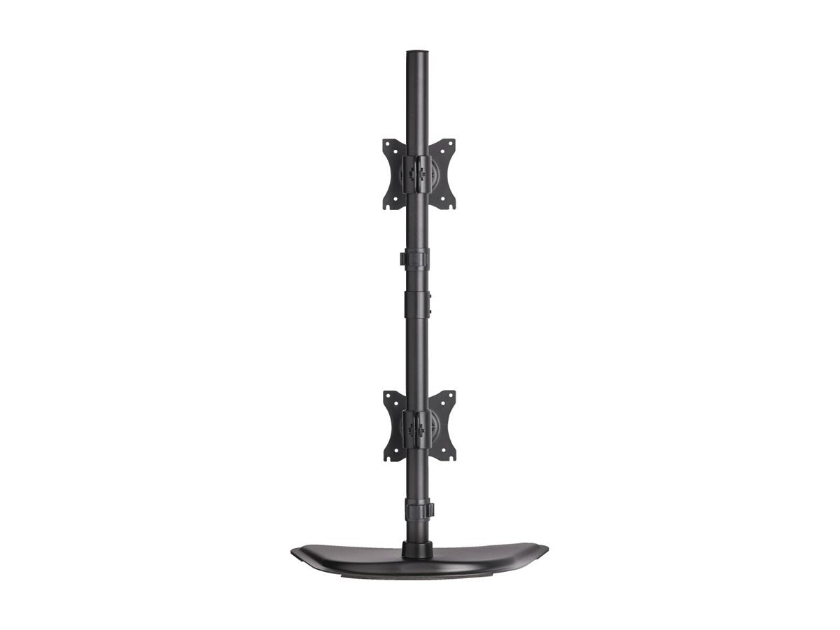 EATON TRIPPLITE Dual Vertical Flat-Screen Desk Stand/Clamp Mount 15inch to 27inch Flat-Screen Displays