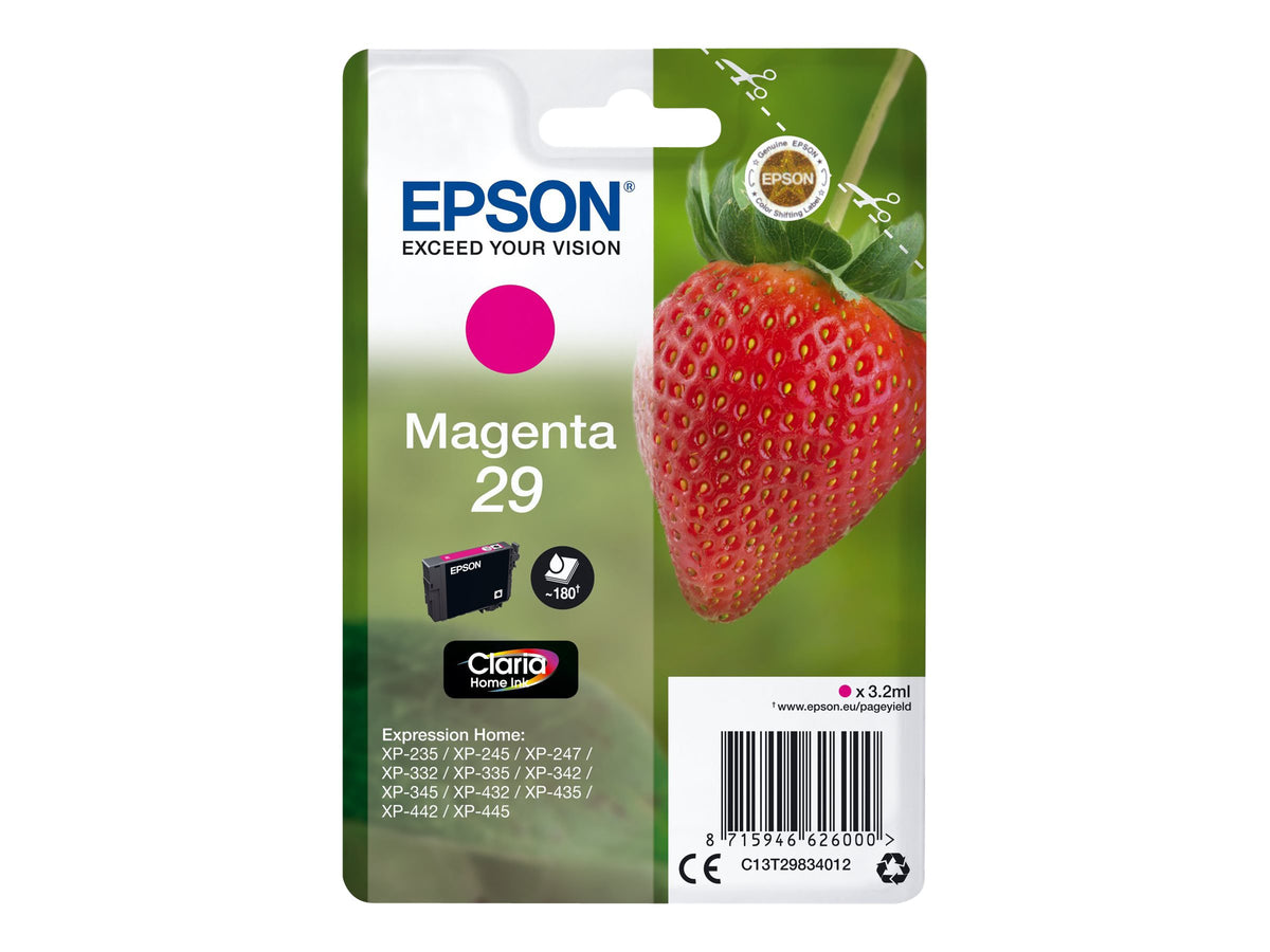 EPSON 4LB Cartridge Fraise Ink Claria Home Magenta w/s
