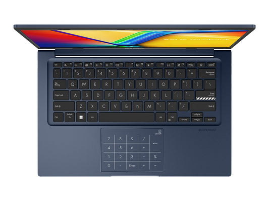 ASUS Vivobook Pro 1404-AM457X Intel Core i3-1315U 14p FHD 8Go RAM 512Go SSD Intel UHD Graphics W11P Bleu 2 ans Ordinateur Portable