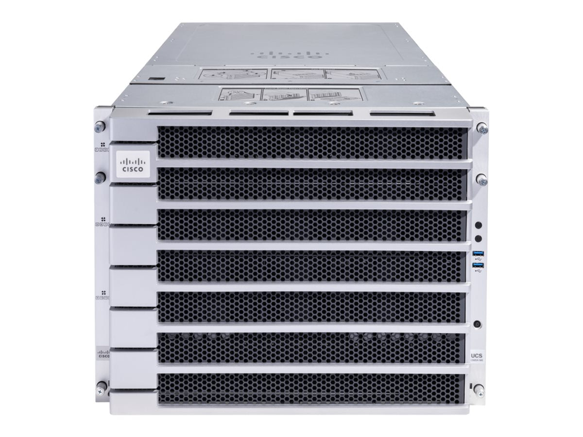 CISCO UCS C885A M8 Rack H200 GPU 8x B3140H 1x B3220 2.3To Mem