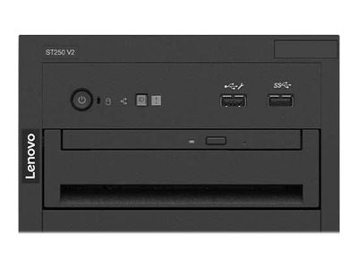 LENOVO ISG ThinkSystem ST250 V2 Xeon E-2378 8C 2.6GHz 16Mo Cache/65W 1x32Go O/B 2.5p HS 8 5350-8i HS 750W Titanium XCC Enterprise