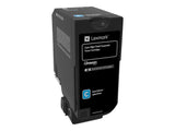 LEXMARK CS725 Cartouche de toner Corporate haute capacité Cyan 12K