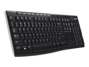 LOGITECH Wireless Keyboard K270 Keyboard wireless 2.4 GHz Nordic (PAN)