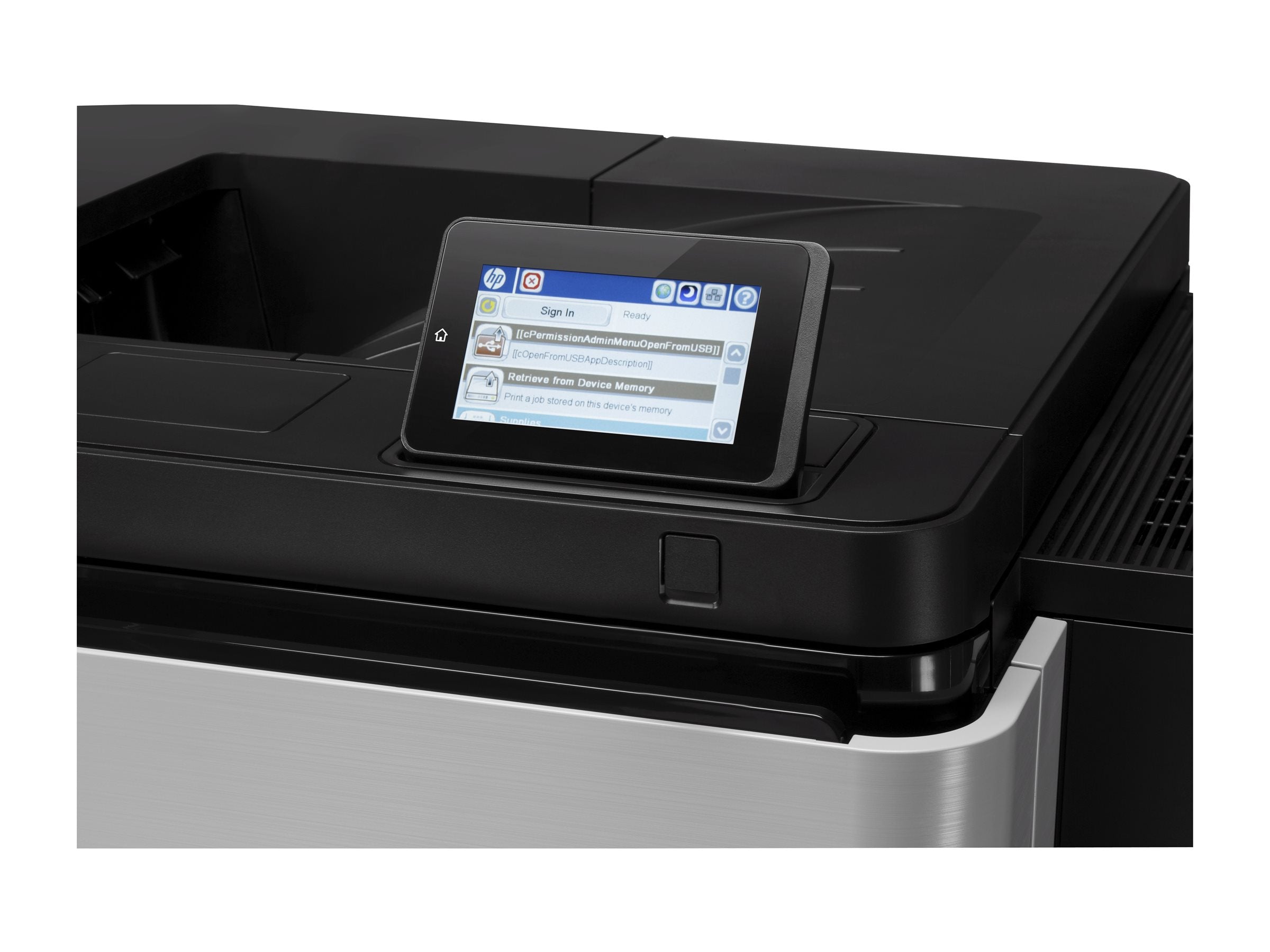 HP LaserJet Enterprise M806x+ Printer Mono Duplex laser A3 1200x1200dpi 56ppm 4600sheets USB LAN