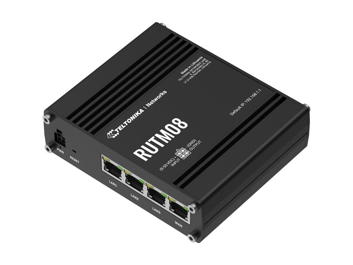 TELTONIKA NETWORKS RUTM08 Wired 4x RJ45-Ports router