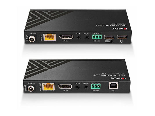 LINDY 150m Cat.6 DisplayPort 1.2 USB IR&RS-232 HDBaseT KVM Extender