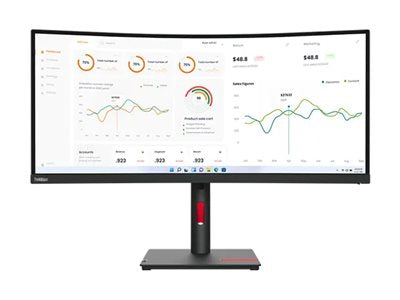 LENOVO T34w-30 34p WQHD VA 21:9 Monitor HDMI DP