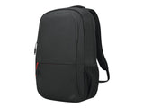 LENOVO ThinkPad Essential (Eco) - Sac à dos pour ordinateur portable - 16in - Noir avec des touches de rouge - ThinkRed