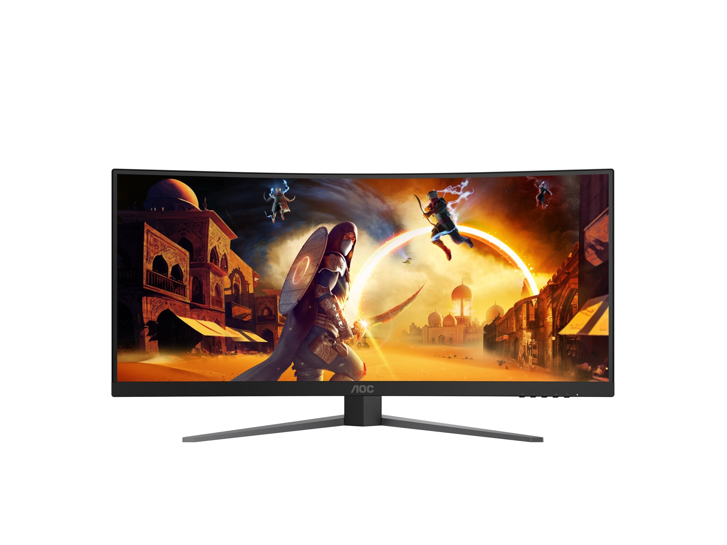 AOC CU34G4Z 34p 3440x1440 1ms 2xHDMI DP USB Black/Red