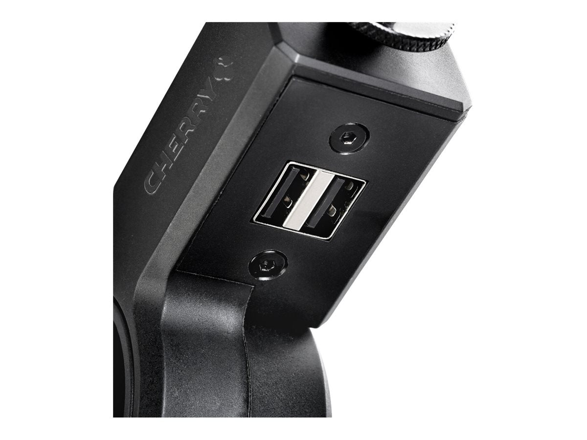 CHERRY Bras de microphone MA 6.0 UNI USB avec hub intégré