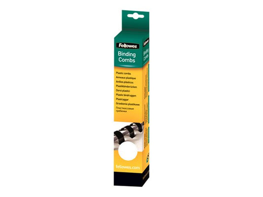 FELLOWES anneaux plastiques 8mm blanc x 25pk
