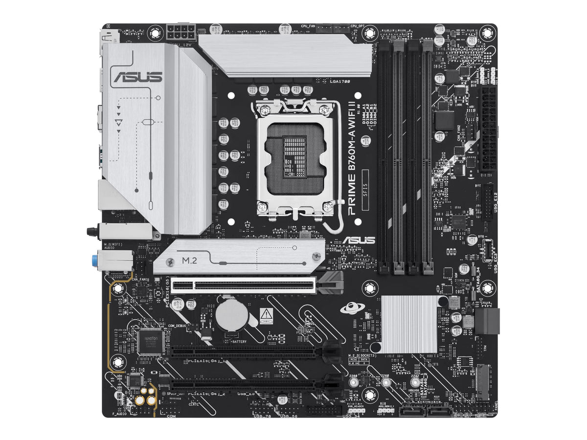 ASUS PRIME B760M-A WIFI II LGA 1700 mATX motherboard DDR5 1xHDMI 1xDP 2xM.2 4xSATA