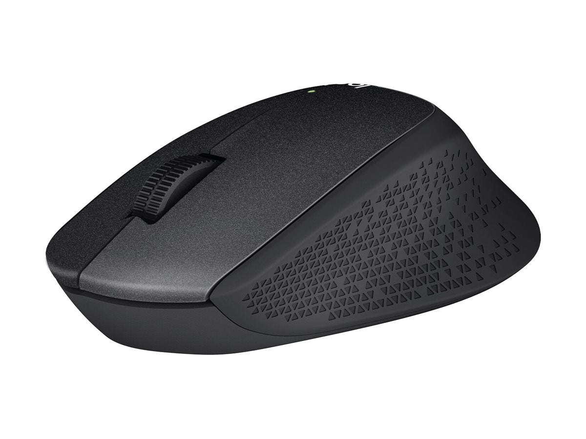 LOGITECH M330 SILENT PLUS Mouse 3 buttons wireless 2.4 GHz USB wireless receiver blue
