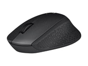 LOGITECH M330 SILENT PLUS Mouse 3 buttons wireless 2.4 GHz USB wireless receiver blue