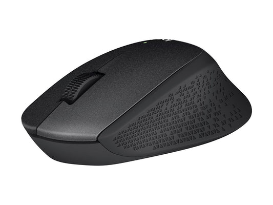 LOGITECH M330 SILENT PLUS Mouse 3 buttons wireless 2.4 GHz USB wireless receiver blue
