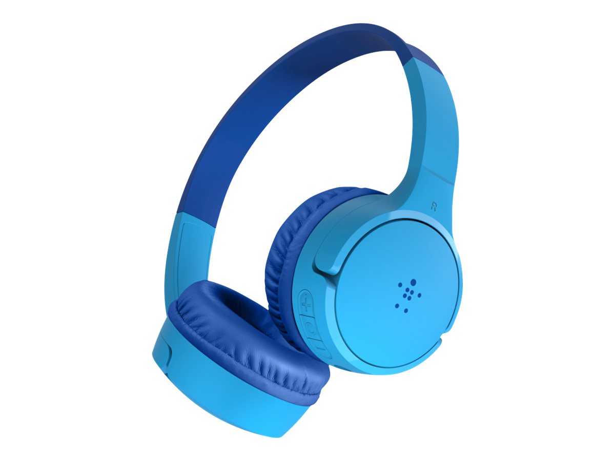 BELKIN SoundForm Mini Wired On-Ear Headphones USB-C & 3.5mm Blue