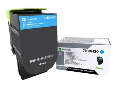 LEXMARK High Yield Cyan Toner Cartridge