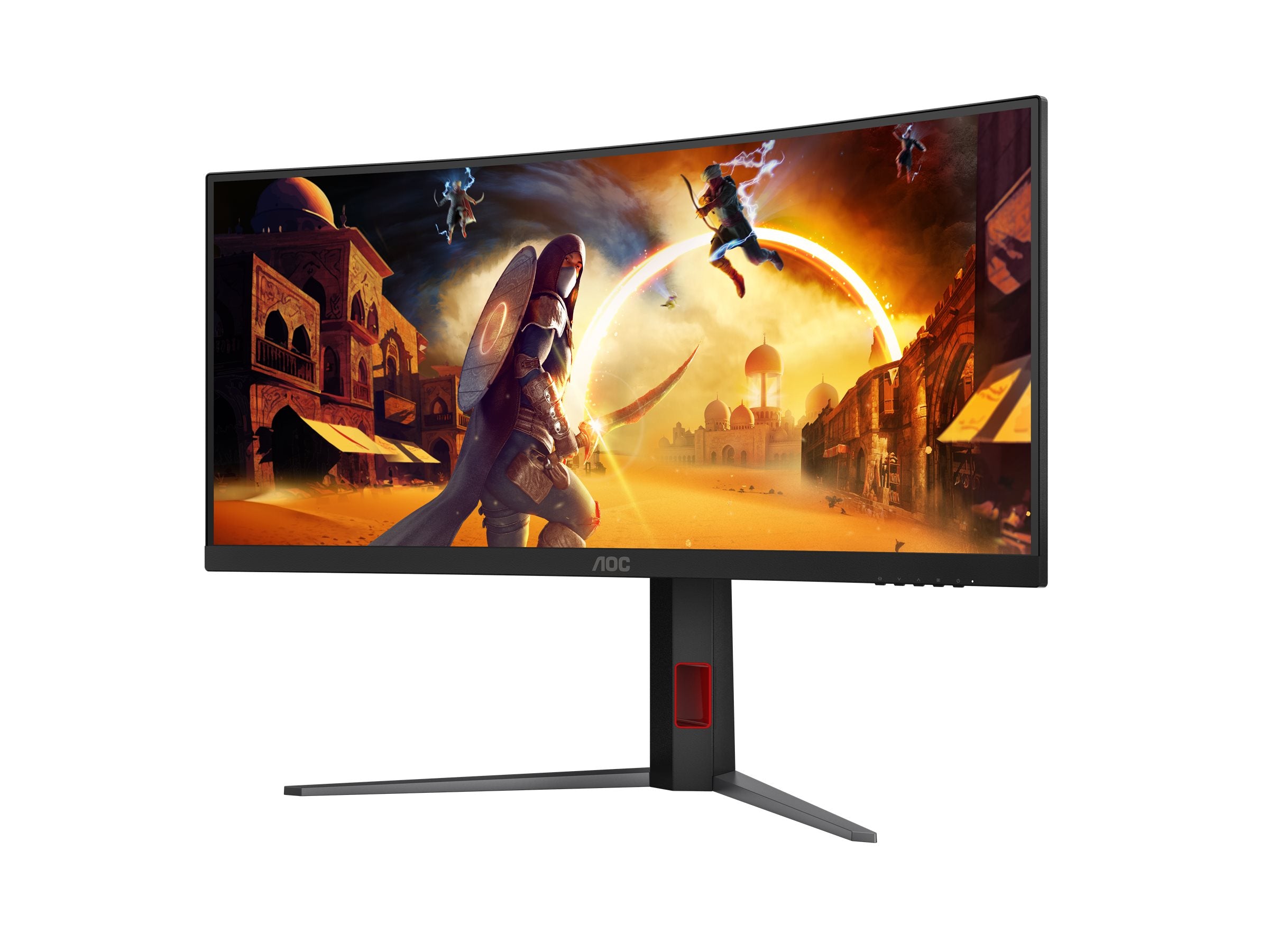 AOC CU34G4Z 34p 3440x1440 1ms 2xHDMI DP USB Black/Red