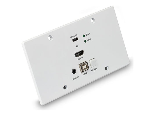 LINDY 150m HDMI and TypeC HDBT EU WallPlate KVM Extender