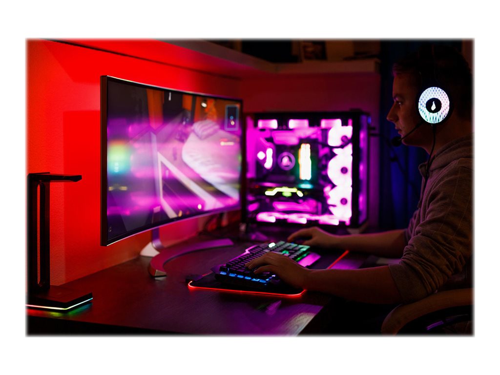 VERBATIM SUREFIRE SILENT FLIGHT RGB-680 GAMING MOUSE PAD WCF (P)