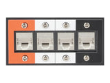 EATON SmartRack 3U 19inch Indoor Modular Vertical Wall Box and 4x RJ45 Terminal Block
