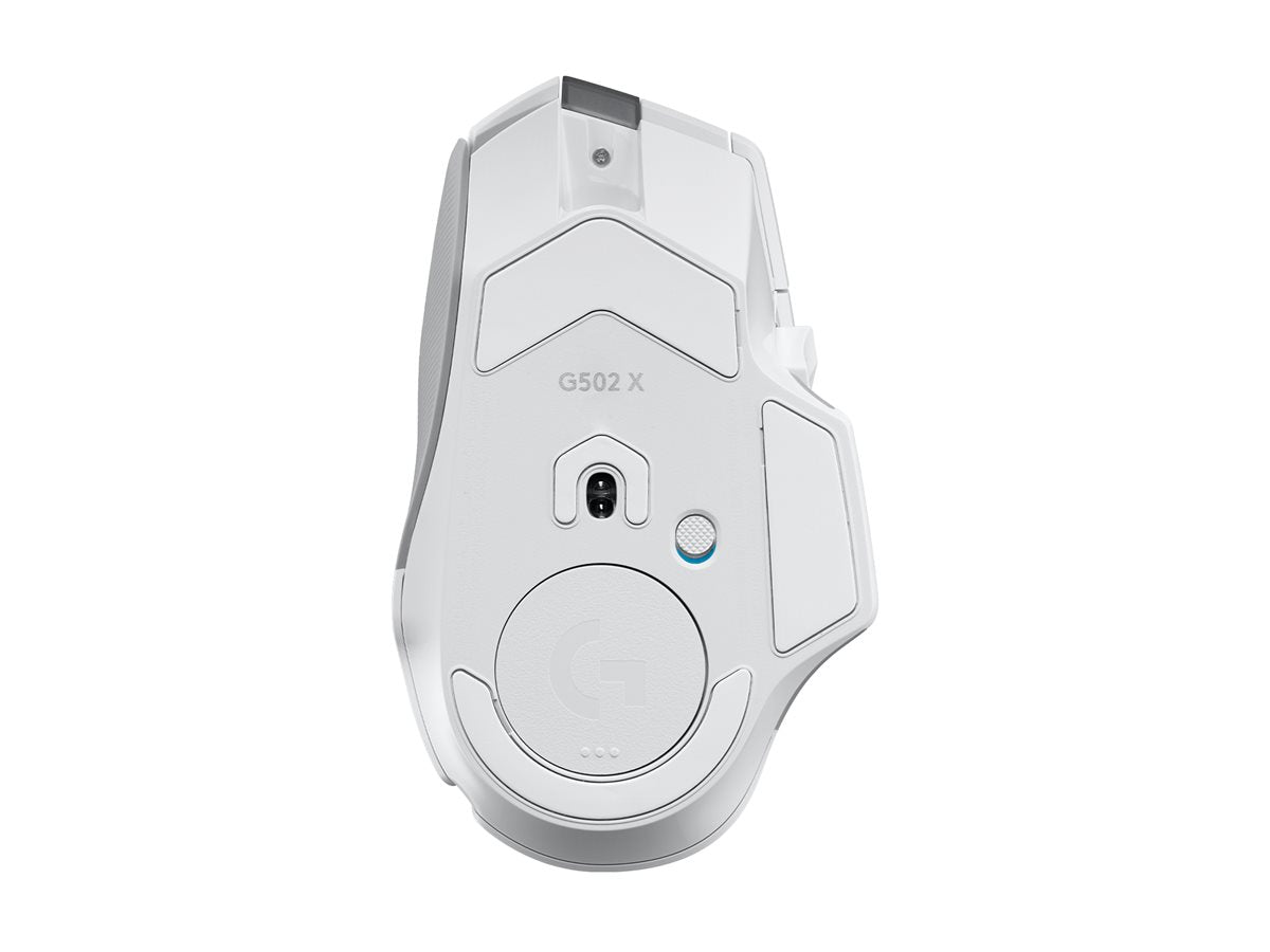 LOGITECH G G502 X LIGHTSPEED Mouse optical 8 buttons wireless 2.4 GHz USB LOGITECH LIGHTSPEED receiver white