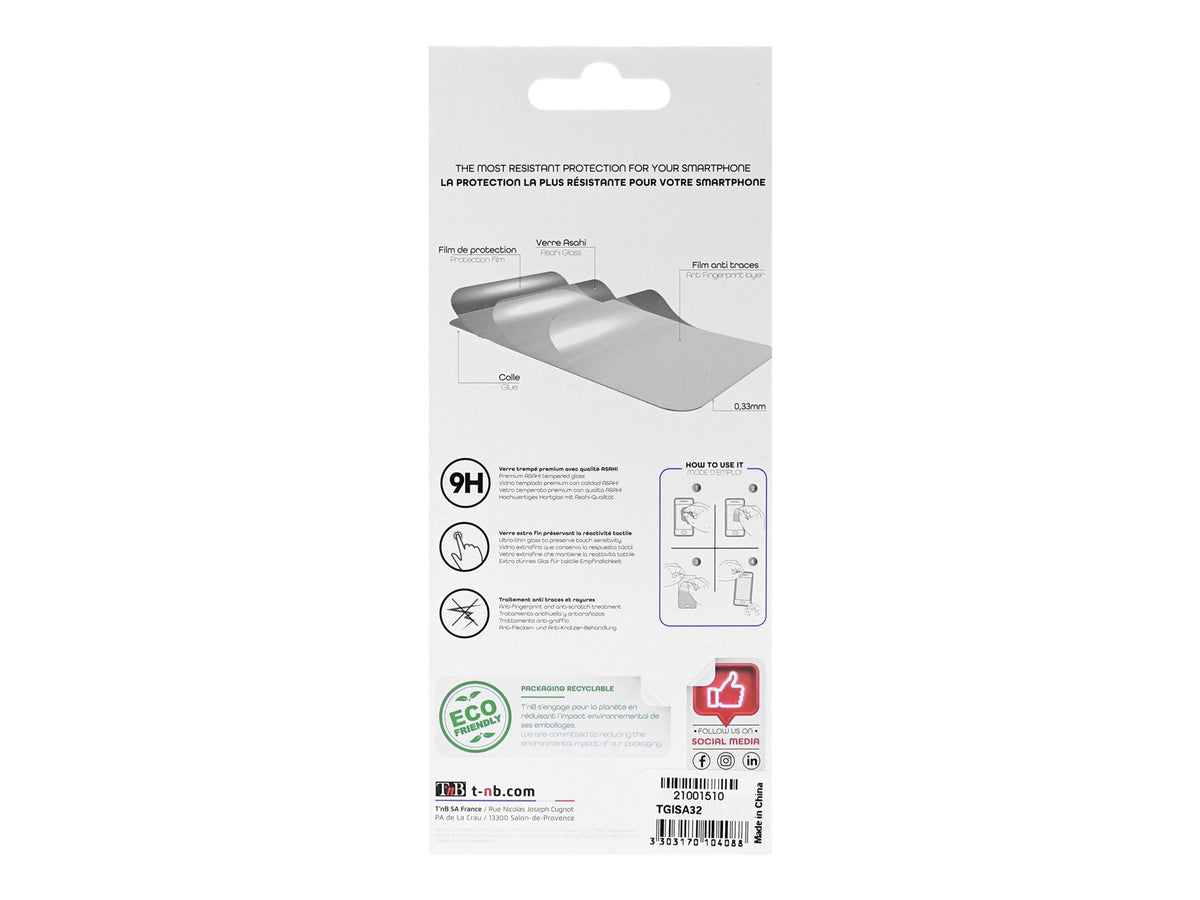 TNB Full Tempered Glass Protection For Samsung Galaxy A32 5G Transparent