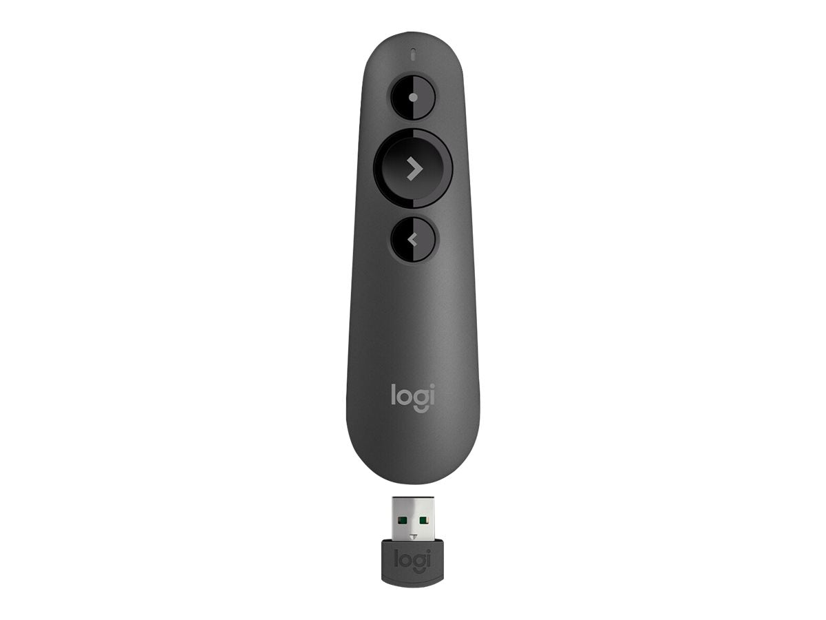 Logitech R500 télécommande Bluetooth/RF Gris