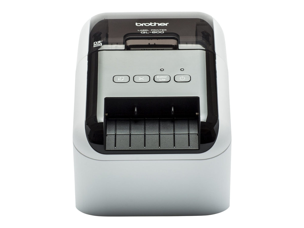 BROTHER QL-800 Label printer two-colour monochrome direct thermal Roll 6.2 cm 300x600dpi 93 labels/min USB cutter Black White