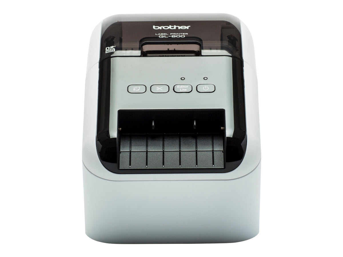 BROTHER QL-800 Label printer two-colour monochrome direct thermal Roll 6.2 cm 300x600dpi 93 labels/min USB cutter Black White