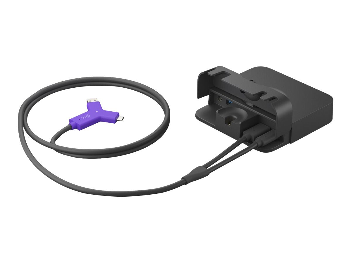 LOGITECH Swytch Hub 2 x HDMI + 1 x SuperSpeed USB + 2 x USB-C desktop for Room Solution Huddle Large