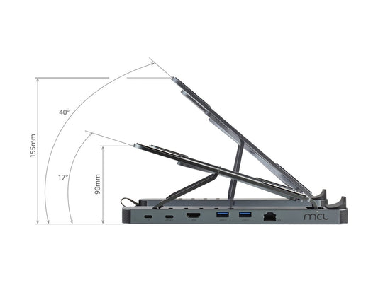 MCL Station daccueil 6 ports avec support PC