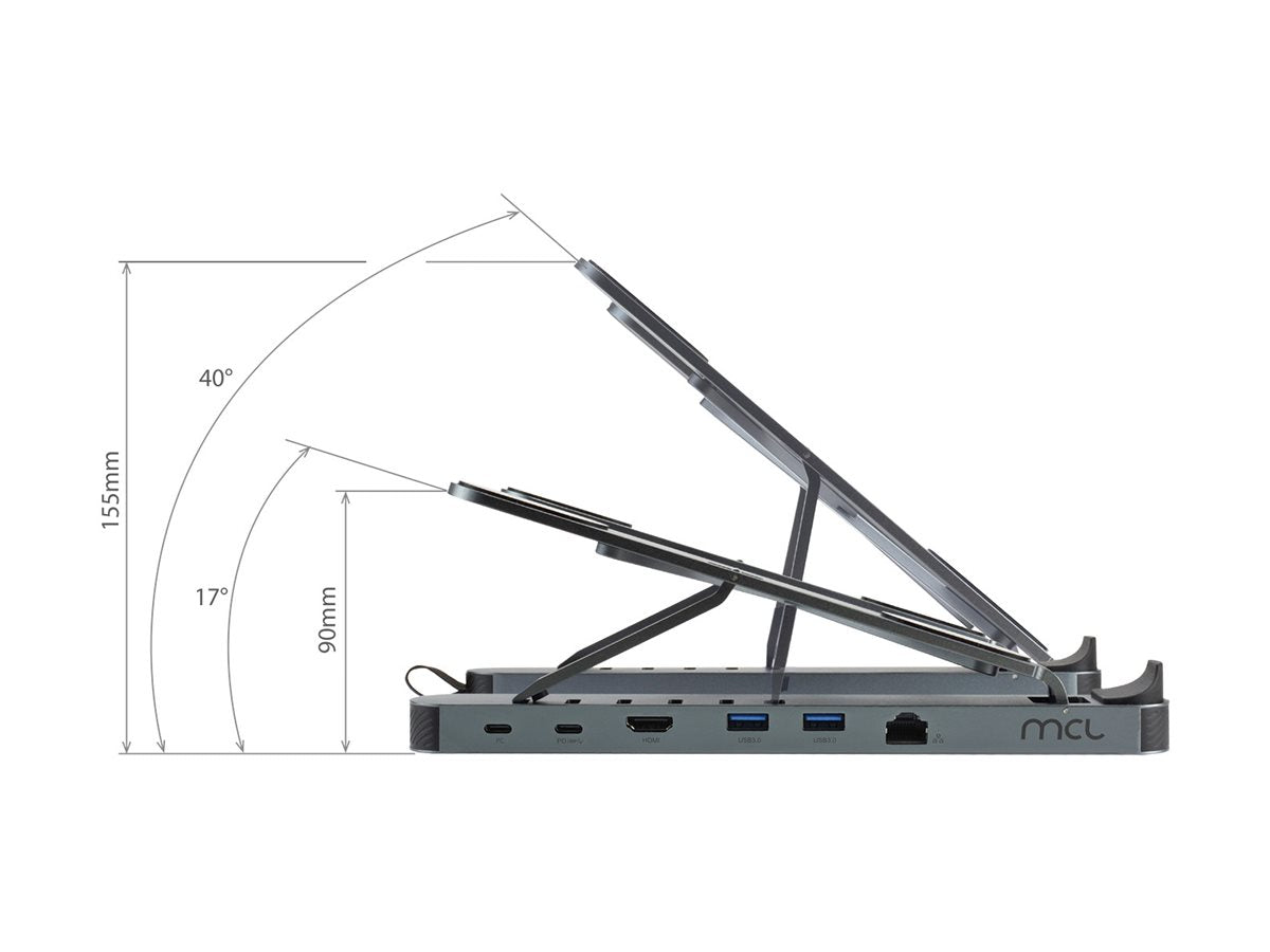 MCL Station daccueil 6 ports avec support PC