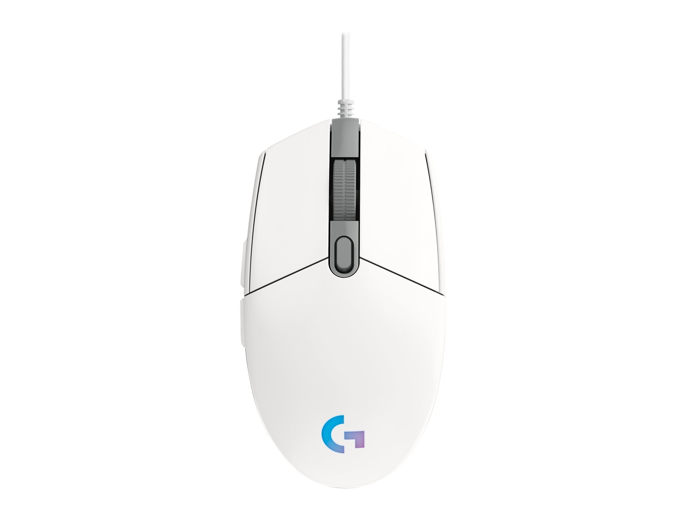 LOGITECH Gaming Mouse G203 LIGHTSYNC Mouse optical 6 buttons wired USB white