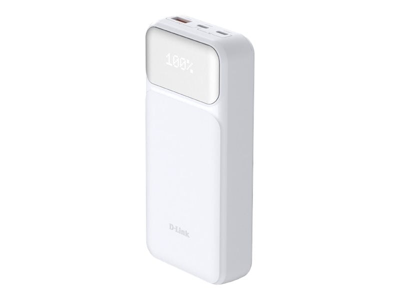 D-LINK PowerBank 2000mAh 2 port USB-C 65W max par port 1 port USB-A 22.5W max