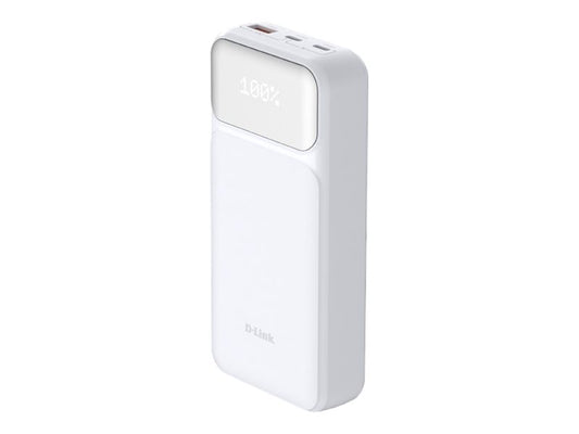D-LINK PowerBank 2000mAh 2 port USB-C 65W max par port 1 port USB-A 22.5W max