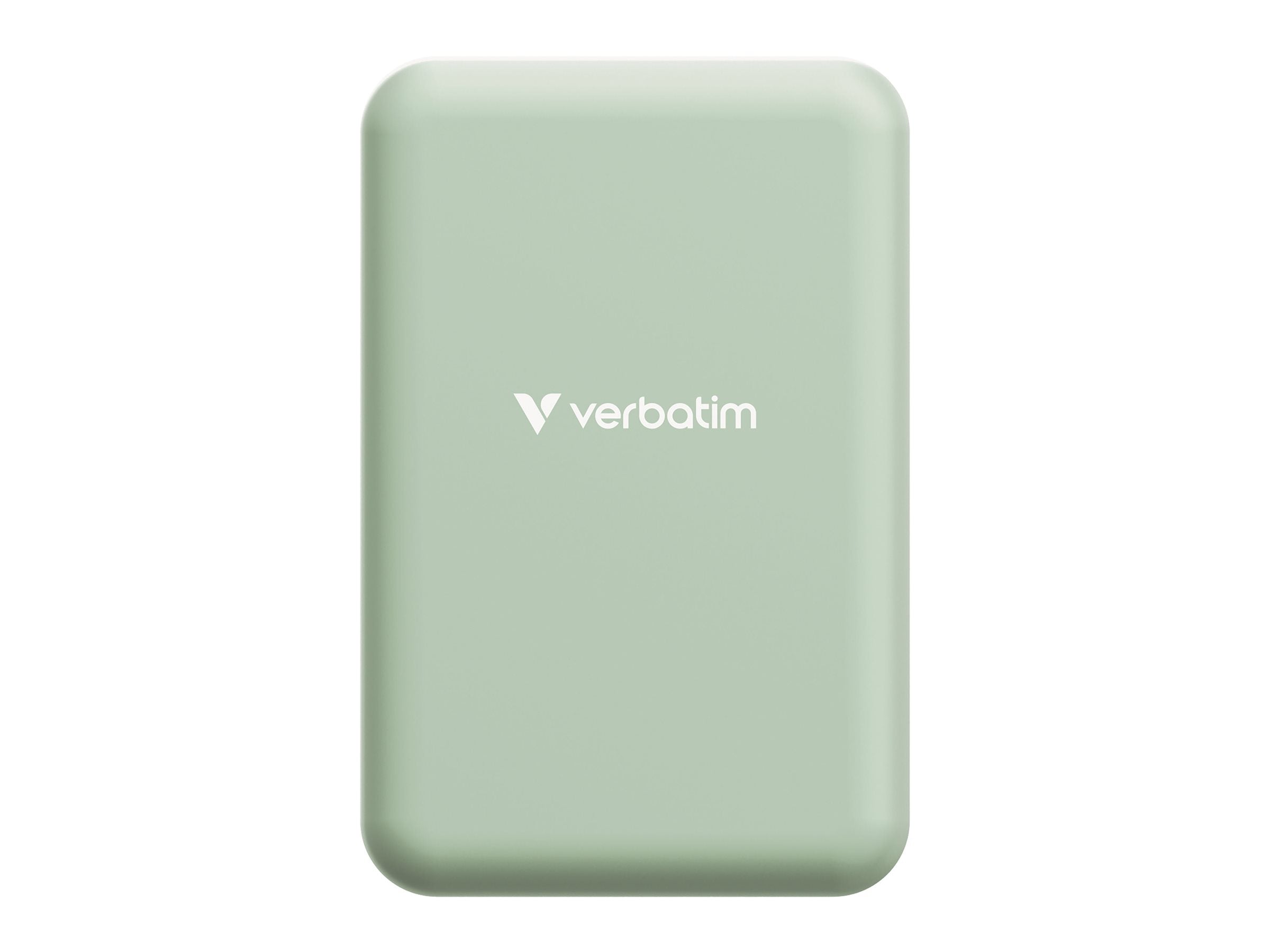 VERBATIM CHARGE N GO ESSENTIALS POWER BANK MAGNETIC WIRELESS 20000MAH GREEN WCF (P)