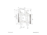 NEOMOUNTS WL35-550BL12 Support pour écran mural 24-65p - inclinable - installation facile