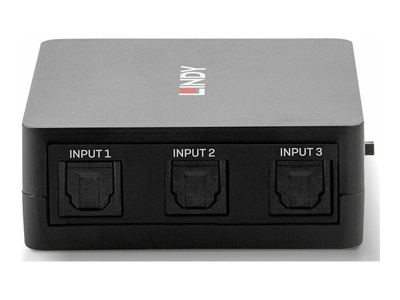 LINDY 3 Port TosLink Optical Audio Switch