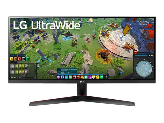 LG 29WP60G-B  Écran LED - 29" - 2560 x 1080 UltraWide - IPS - 250 cd/m² - 1000:1 - HDR10 - 1 ms - HDMI, DisplayPort, USB-C