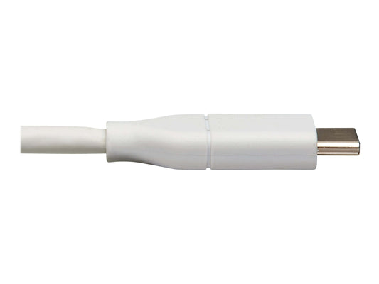 EATON TRIPPLITE USB-C to HDMI Adapter Cable M/M 4K 60 4:4:4 Thunderbolt 3 Compatible White 6ft. 1.8m