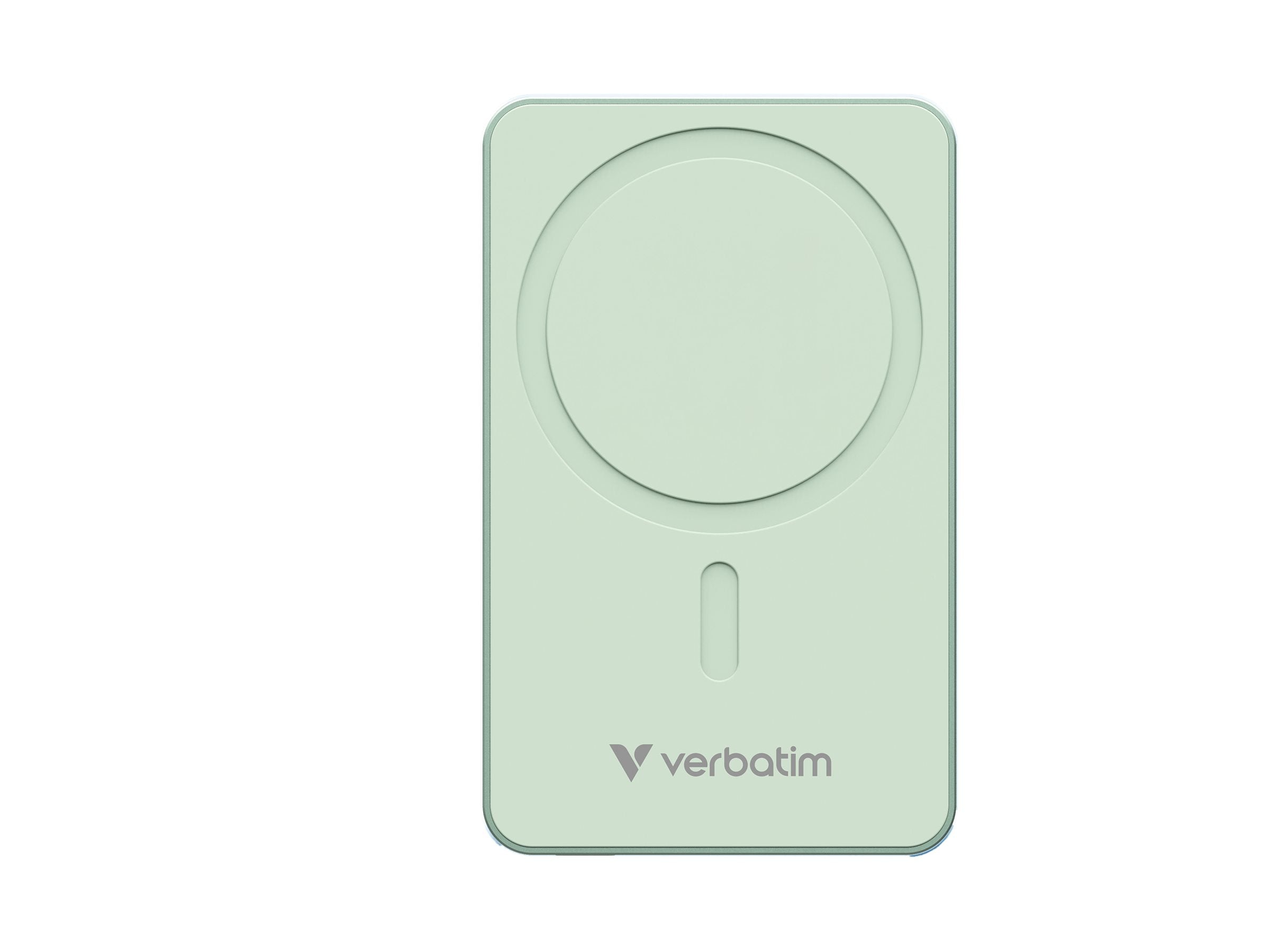 VERBATIM CHARGE N GO ESSENTIALS POWER BANK MAGNETIC WIRELESS 5000MAH GREEN WCF (P)