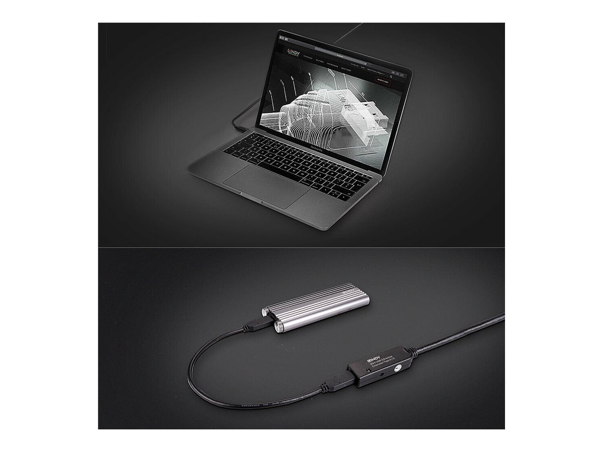 LINDY 20m USB 3.0 Active Extension Type A to C