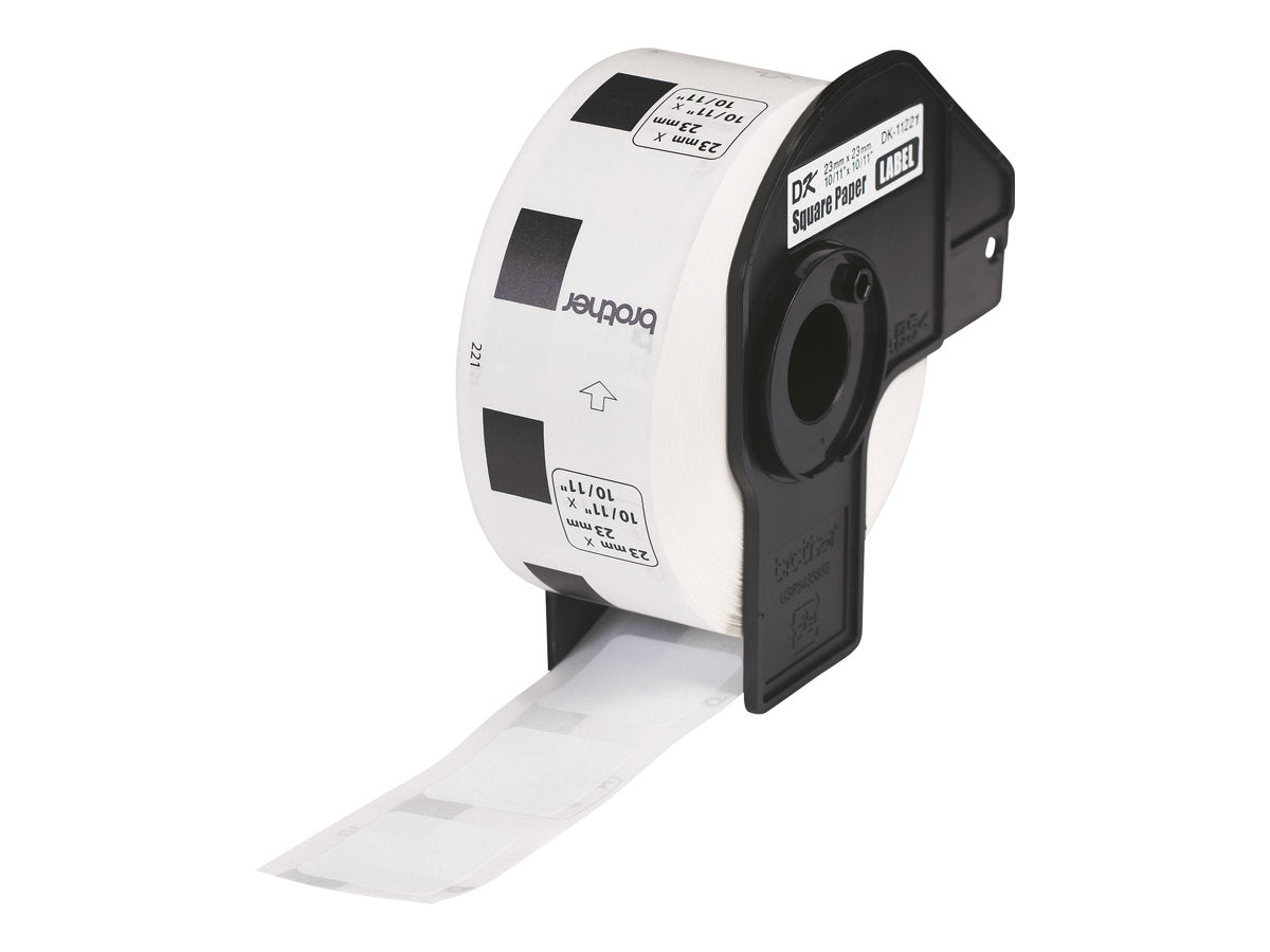BROTHER Etiquettes papier carres 23x23mm