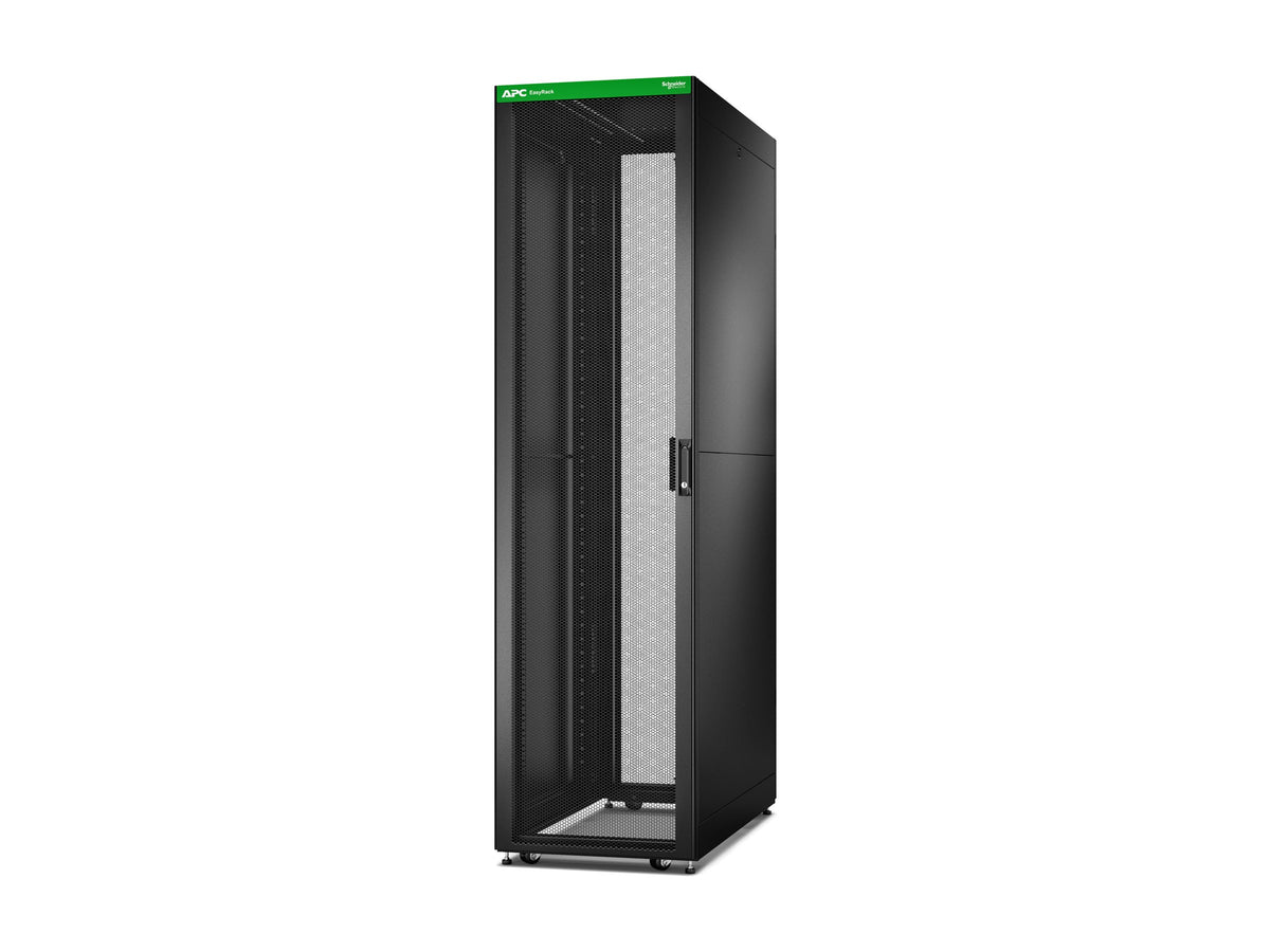 APC Easy Rack 48Ux600x1200 Roof/Side panel/castors/feet No Bottom 4Brackets black