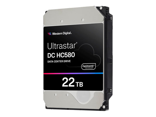 WESTERN DIGITAL ULTRASTAR DC HC580 3.5p 26.1MM 22To 512Mo 7200TPM SAS ULTRA 512E SE P3 DC