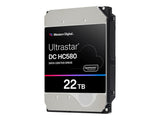WESTERN DIGITAL ULTRASTAR DC HC580 3.5p 26.1MM 22To 512Mo 7200TPM SAS ULTRA 512E SE P3 DC