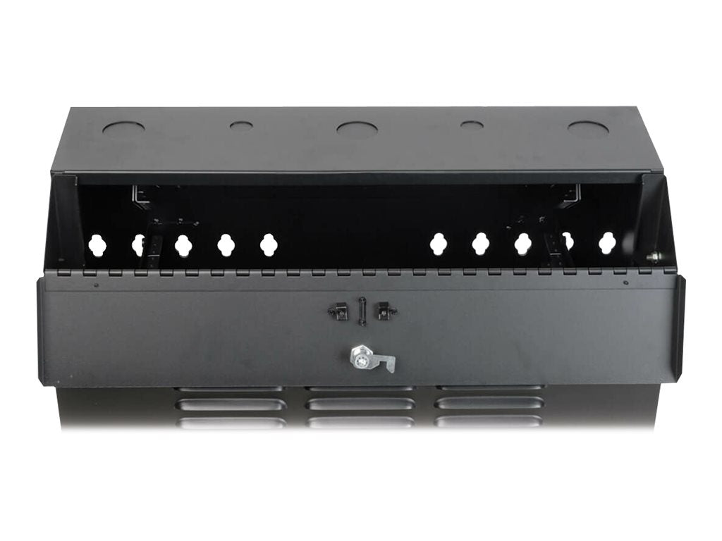 EATON TRIPPLITE 6U Wall Mount Low Profile Secure Rack Enclosure Cabinet Vertical Rack cabinet wall mountable Black 6U 19