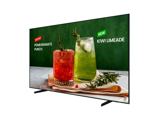 SAMSUNG BE98D-H 98p Non-tactile UHD 3840x2160 300 16/7 Tuner Biz TV App Tizen 8.0 HP 2x10W 3Years